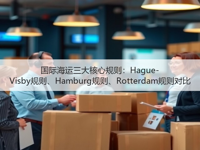 国际海运三大核心规则：Hague-Visby规则、Hamburg规则、Rotterdam规则对比(图3)