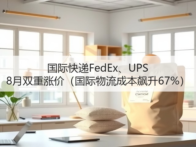 国际快递FedEx、UPS 8月双重涨价(国际物流成本飙升67%)(图1) 国际快递FedEx、UPS 8月双重涨价(国际物流成本飙升67%)(图1)