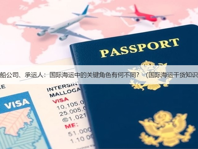 货代、船公司、承运人：国际海运中的关键角色有何不同？（国际海运干货知识分享）(图3)