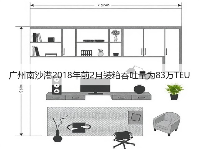 广州南沙港2018年前2月装箱吞吐量为83万TEU(图2)