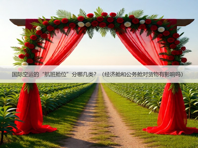 国际空运的“航班舱位”分哪几类？（经济舱和公务舱对货物有影响吗）