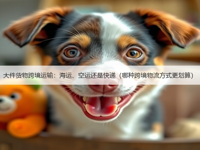 大件货物跨境运输：海运、空运还是快递（哪种跨境物流方式更划算）(图1)