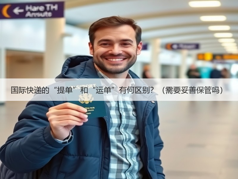 国际快递的“提单”和“运单”有何区别？（需要妥善保管吗）
