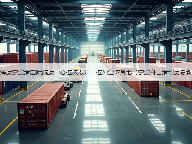 国际海运宁波港国际航运中心位次提升，位列全球第七（宁波舟山港创历史新高）(图1)