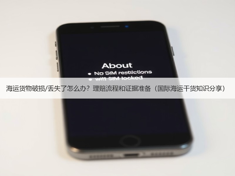 海运货物破损/丢失了怎么办？理赔流程和证据准备（国际海运干货知识分享）