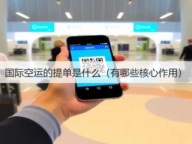 国际空运的提单是什么(有哪些核心作用)(图3) 国际空运的提单是什么(有哪些核心作用)(图3)