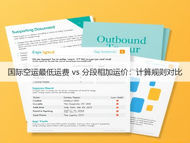 国际空运最低运费 vs 分段相加运价：计算规则对比(图3)