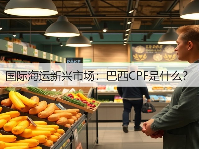 国际海运新兴市场:巴西CPF是什么?(图1) 国际海运新兴市场:巴西CPF是什么?(图1)