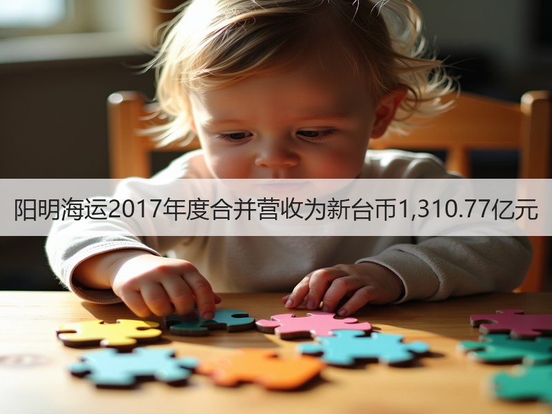 阳明海运2017年度合并营收为新台币1,310.77亿元