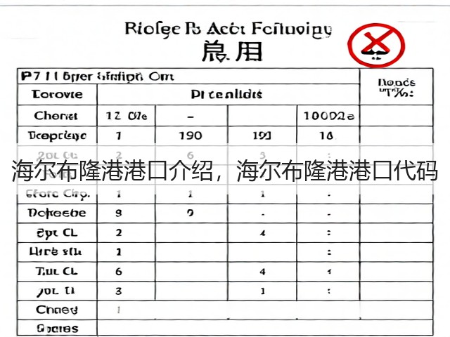 海尔布隆港港口介绍,海尔布隆港港口代码(图2) 海尔布隆港港口介绍,海尔布隆港港口代码(图2)