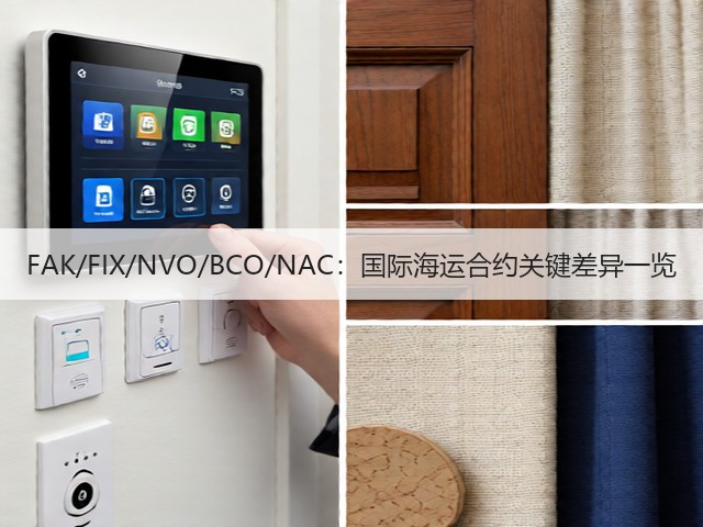 FAK/FIX/NVO/BCO/NAC：国际海运合约关键差异一览(图1)