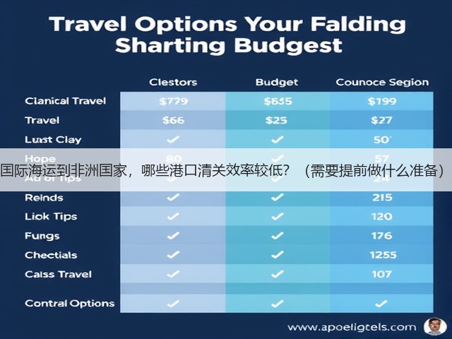 国际海运到非洲国家,哪些港口清关效率较低?(需要提前做什么准备)(图1) 国际海运到非洲国家,哪些港口清关效率较低?(需要提前做什么准备)(图1)