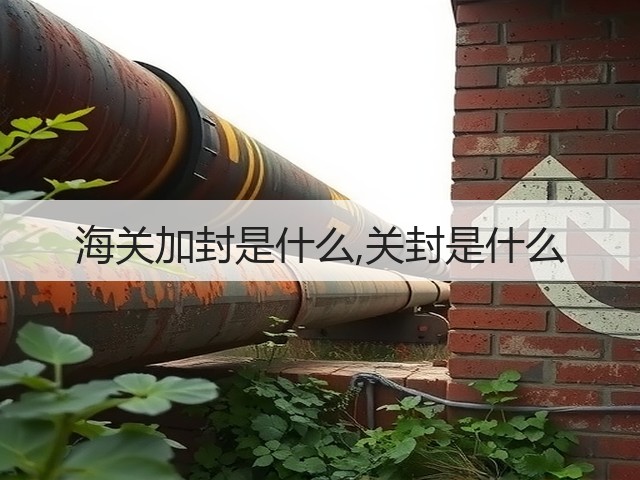 海关加封是什么,关封是什么(图1)