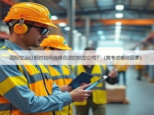 国际空运订舱时如何选择合适的航空公司？（需考虑哪些因素）(图3)