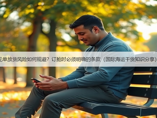 无单放货风险如何规避？订舱时必须明确的条款（国际海运干货知识分享）(图3)