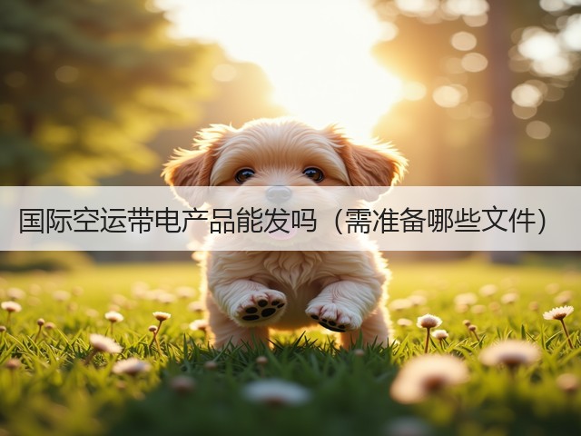 国际空运带电产品能发吗（需准备哪些文件）(图3)