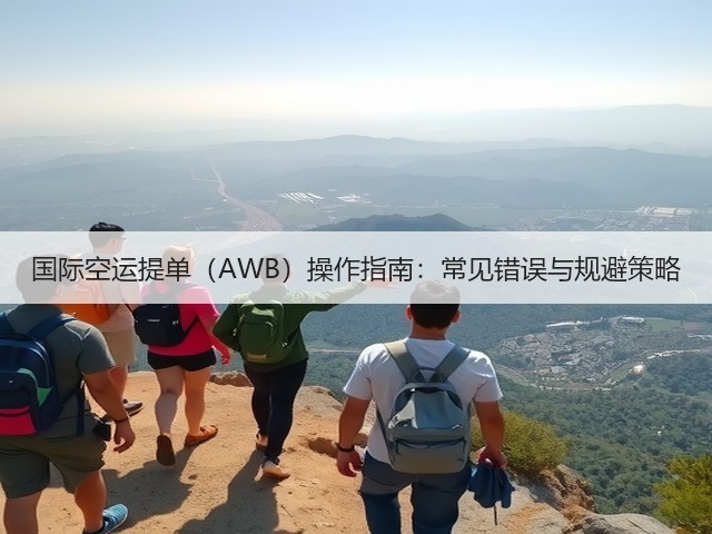国际空运提单（AWB）操作指南：常见错误与规避策略(图2)