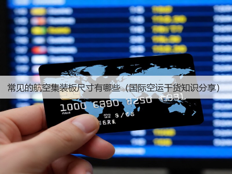 常见的航空集装板尺寸有哪些（国际空运干货知识分享）