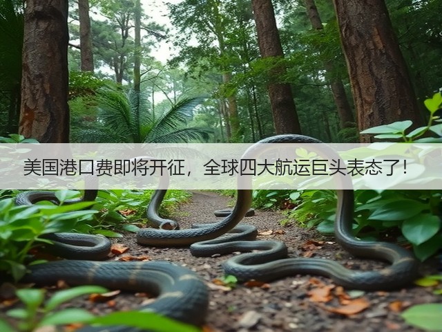 美国港口费即将开征，全球四大航运巨头表态了！(图1)