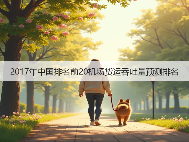 2017年中国排名前20机场货运吞吐量预测排名(图1) 2017年中国排名前20机场货运吞吐量预测排名(图1)