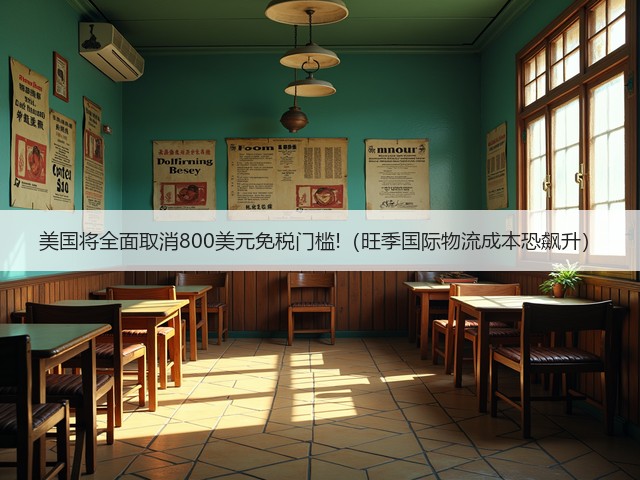 美国将全面取消800美元免税门槛!（旺季国际物流成本恐飙升）(图3)
