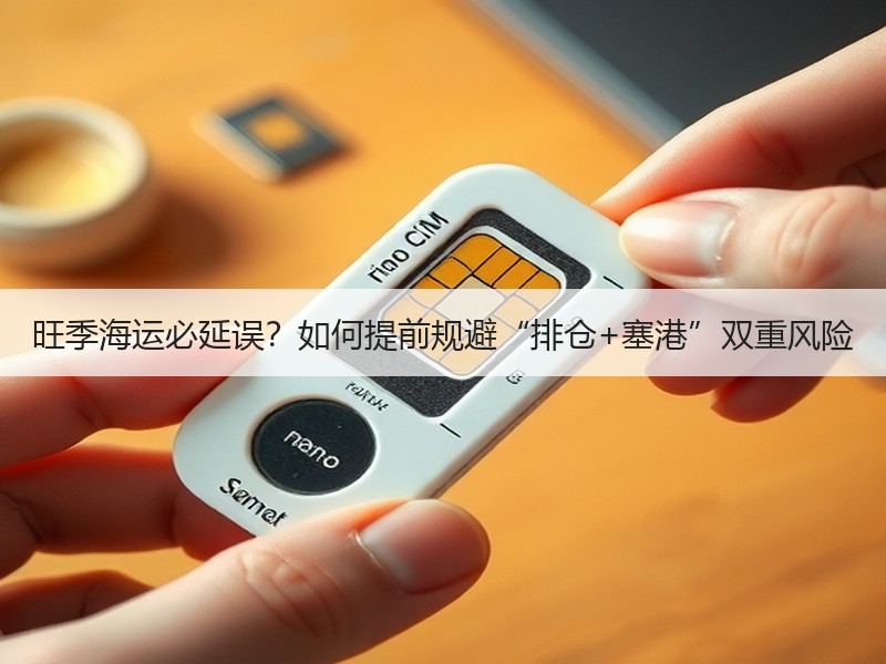 旺季海运必延误?如何提前规避“排仓+塞港”双重风险 旺季海运必延误?如何提前规避“排仓+塞港”双重风险