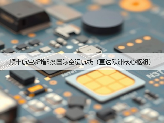 顺丰航空新增3条国际空运航线（直达欧洲核心枢纽）(图3)