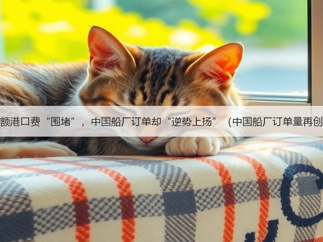 美征高额港口费“围堵”,中国船厂订单却“逆势上扬”(中国船厂订单量再创新高)(图3) 美征高额港口费“围堵”,中国船厂订单却“逆势上扬”(中国船厂订单量再创新高)(图3)