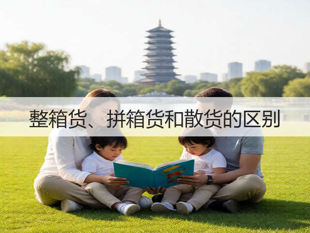 整箱货、拼箱货和散货的区别(图2)