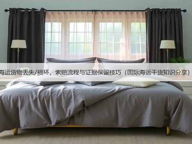 海运货物丢失/损坏,索赔流程与证据保留技巧(国际海运干货知识分享)(图1) 海运货物丢失/损坏,索赔流程与证据保留技巧(国际海运干货知识分享)(图1)