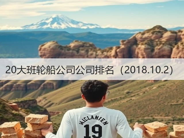 20大班轮船公司公司排名（2018.10.2）(图3)
