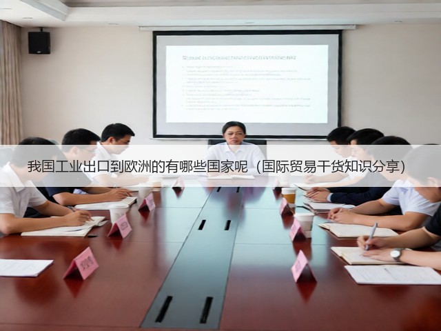 我国工业出口到欧洲的有哪些国家呢(国际贸易干货知识分享)(图3) 我国工业出口到欧洲的有哪些国家呢(国际贸易干货知识分享)(图3)