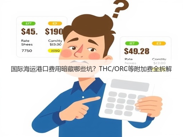 国际海运港口费用暗藏哪些坑?THC/ORC等附加费全拆解(图1) 国际海运港口费用暗藏哪些坑?THC/ORC等附加费全拆解(图1)