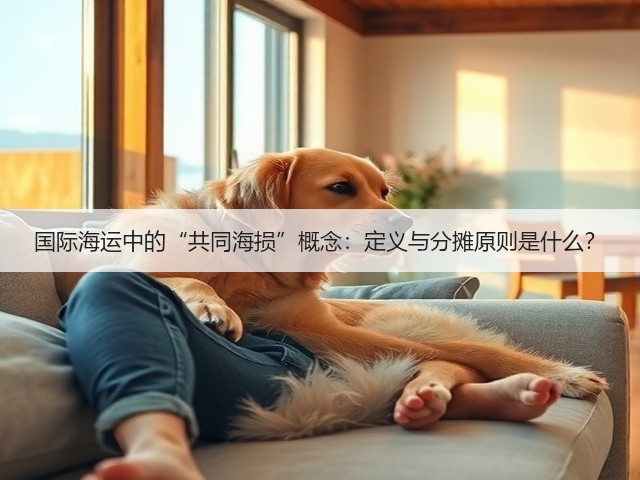 国际海运中的“共同海损”概念：定义与分摊原则是什么？(图1)