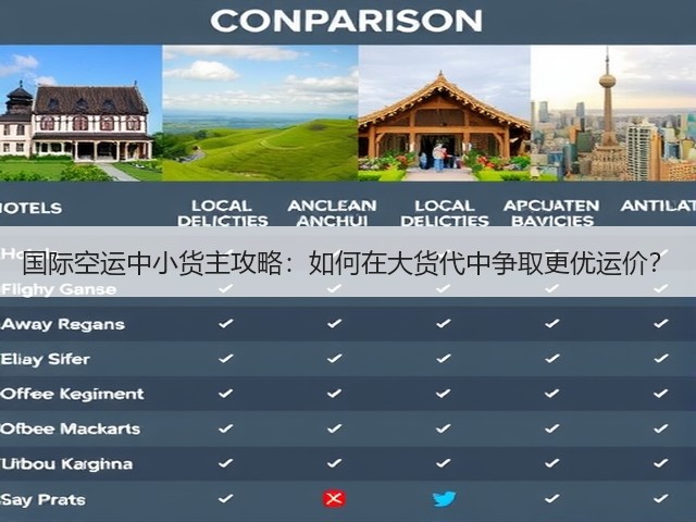 国际空运中小货主攻略：如何在大货代中争取更优运价？(图1)