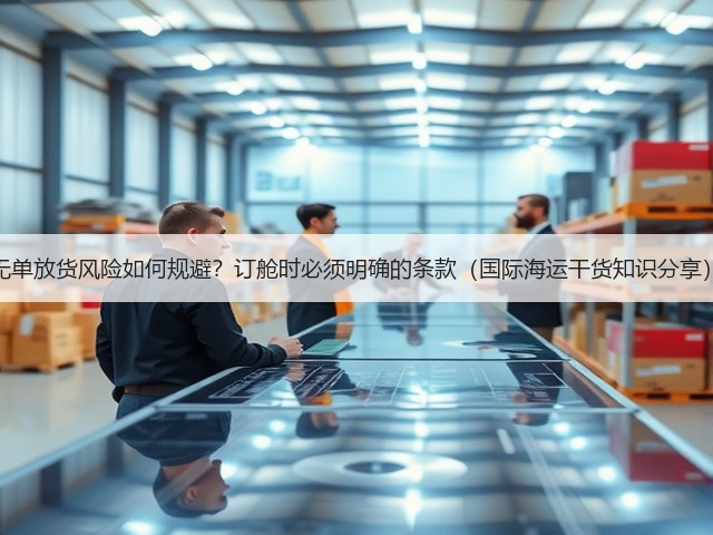 无单放货风险如何规避？订舱时必须明确的条款（国际海运干货知识分享）(图1)