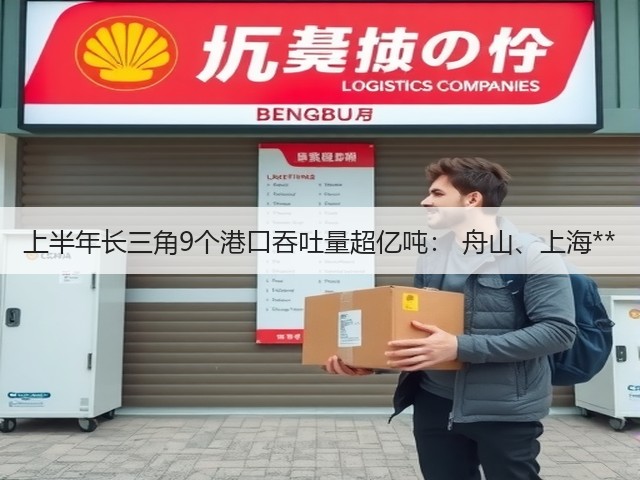 上半年长三角9个港口吞吐量超亿吨： 舟山、上海**(图2)
