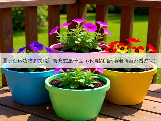 国际空运货物的关税计算方式是什么（不清楚的跨境电商卖家看过来）(图1)