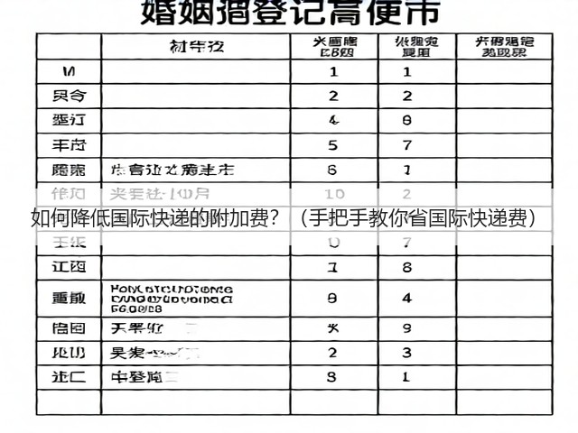 如何降低国际快递的附加费?(手把手教你省国际快递费)(图3) 如何降低国际快递的附加费?(手把手教你省国际快递费)(图3)