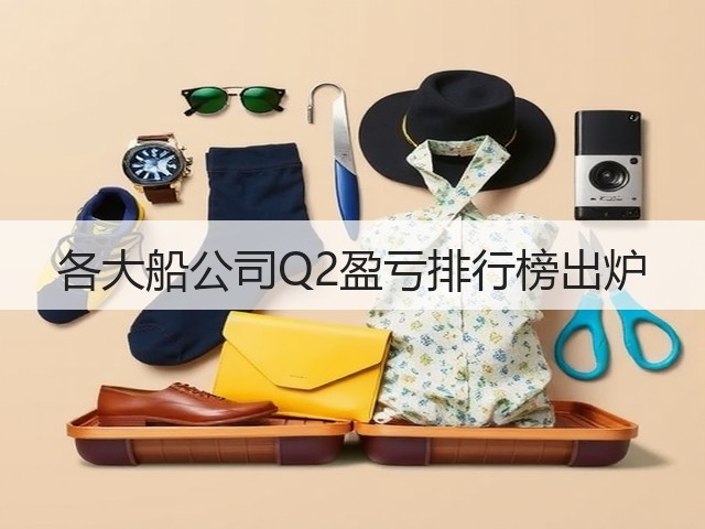 各大船公司Q2盈亏排行榜出炉(图1)