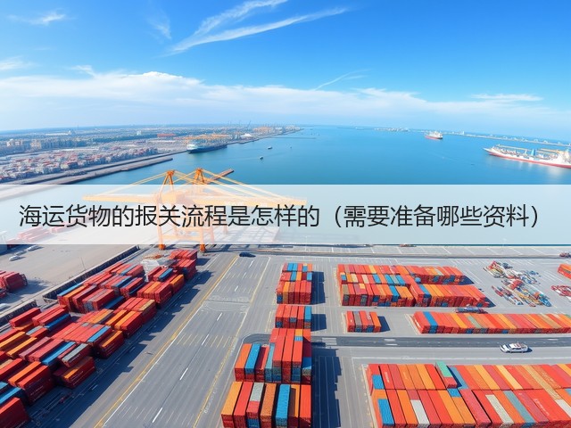 海运货物的报关流程是怎样的（需要准备哪些资料）(图3)