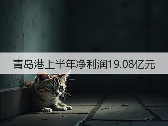 青岛港上半年净利润19.08亿元(图1)