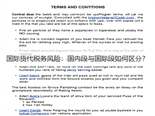 国际货代税务风险：国内段与国际段如何区分？(图1)