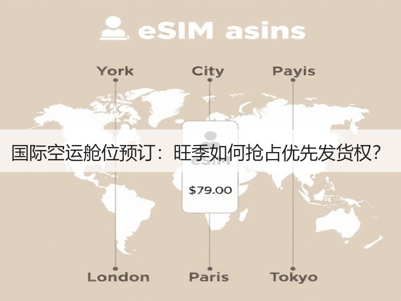 国际空运舱位预订：旺季如何抢占优先发货权？