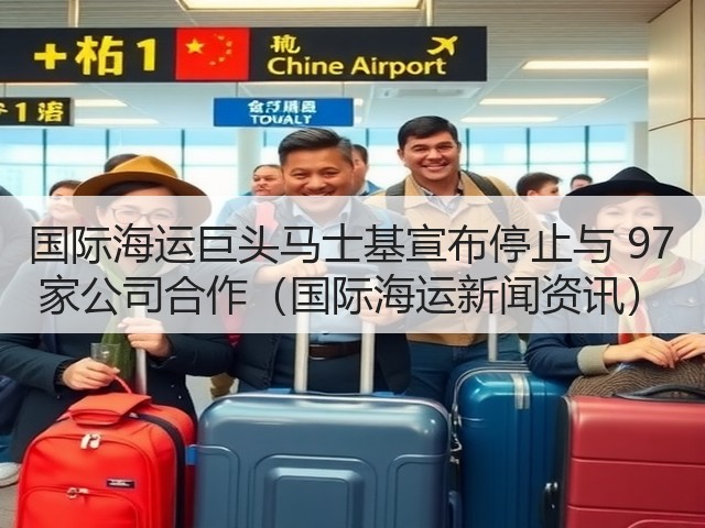 国际海运巨头马士基宣布停止与 97 家公司合作(国际海运新闻资讯)(图1) 国际海运巨头马士基宣布停止与 97 家公司合作(国际海运新闻资讯)(图1)