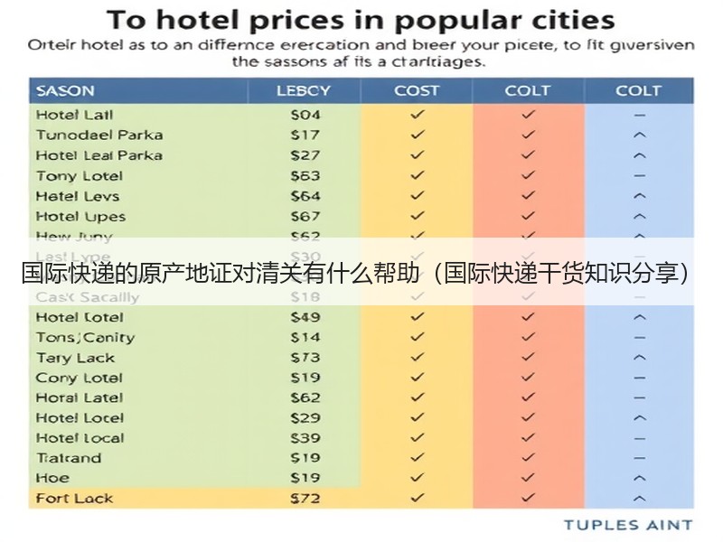 国际快递的原产地证对清关有什么帮助（国际快递干货知识分享）