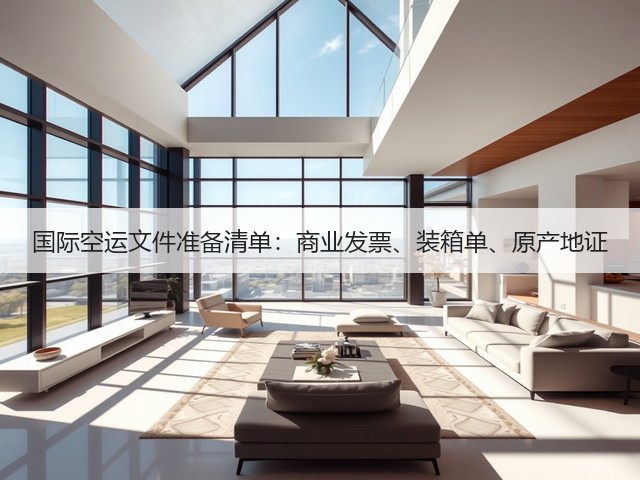 国际空运文件准备清单:商业发票、装箱单、原产地证(图3) 国际空运文件准备清单:商业发票、装箱单、原产地证(图3)