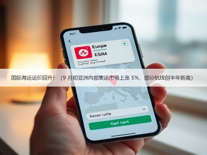 国际海运运价回升!(9 月初亚洲内部集运市场上涨 5%,部分航线创半年新高) 国际海运运价回升!(9 月初亚洲内部集运市场上涨 5%,部分航线创半年新高)