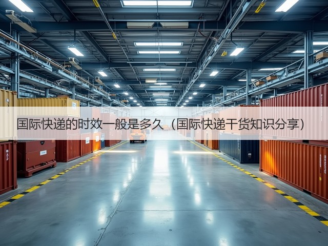 国际快递的时效一般是多久（国际快递干货知识分享）(图1)