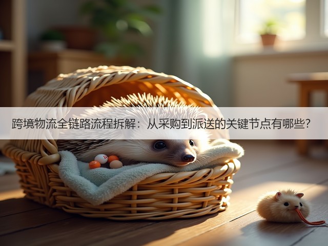 跨境物流全链路流程拆解：从采购到派送的关键节点有哪些？(图1)